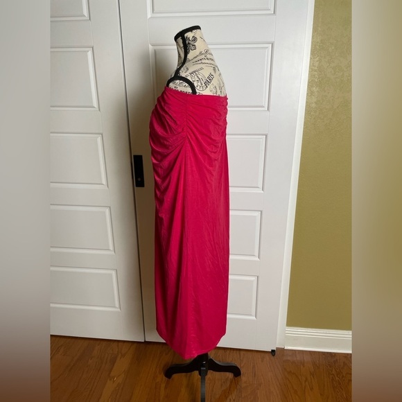 House of Harlow 1960 Barbie Pink Ruched Skirt - Picture 3 of 9